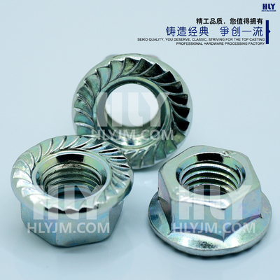 六角法兰螺母 Hexagon nuts with flange