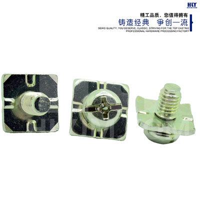 组合螺丝-十一字盘头 螺钉和方形垫圈组合螺丝