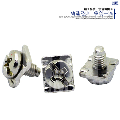 十一字盘头螺钉和异型方形垫圈组合件