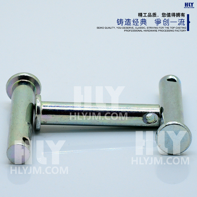 不锈钢销轴 平头带孔圆柱销 定位 农机用 GB882 订制